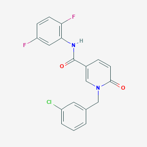 1-(3-chlorobenzyl)-N-(2,5-difluorophenyl)-6-oxo-1,6-dihydropyridine-3-carboxamide