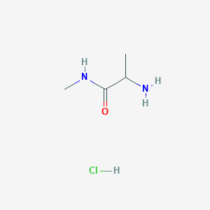 molecular formula C4H11ClN2O B112555 2-Amino-N-methylpropanamide hydrochloride CAS No. 38215-73-5