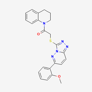 1-(3,4-dihydroquinolin-1(2H)-yl)-2-((6-(2-methoxyphenyl)-[1,2,4]triazolo[4,3-b]pyridazin-3-yl)thio)ethanone