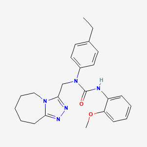 1-(4-ethylphenyl)-3-(2-methoxyphenyl)-1-(6,7,8,9-tetrahydro-5H-[1,2,4]triazolo[4,3-a]azepin-3-ylmethyl)urea