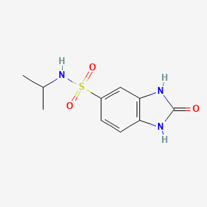 2-oxo-N-(propan-2-yl)-2,3-dihydro-1H-benzimidazole-5-sulfonamide