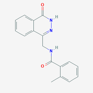 2-methyl-N-[(4-oxo-3,4-dihydrophthalazin-1-yl)methyl]benzamide