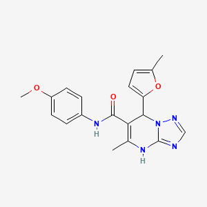 N-(4-methoxyphenyl)-5-methyl-7-(5-methylfuran-2-yl)-4,7-dihydro[1,2,4]triazolo[1,5-a]pyrimidine-6-carboxamide