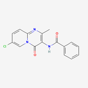 N-{7-Chloro-2-methyl-4-oxo-4H-pyrido[1,2-A]pyrimidin-3-YL}benzamide