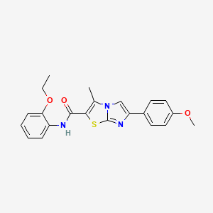 N-(2-ethoxyphenyl)-6-(4-methoxyphenyl)-3-methylimidazo[2,1-b]thiazole-2-carboxamide