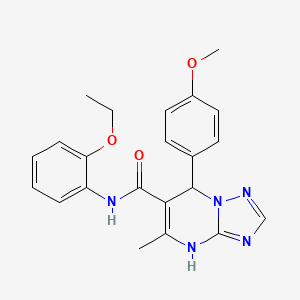 N-(2-ethoxyphenyl)-7-(4-methoxyphenyl)-5-methyl-4,7-dihydro[1,2,4]triazolo[1,5-a]pyrimidine-6-carboxamide