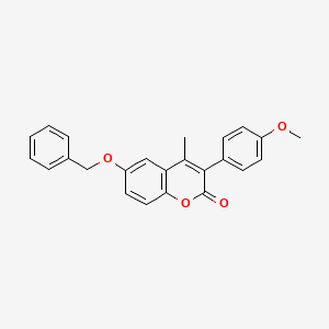 6-(benzyloxy)-3-(4-methoxyphenyl)-4-methyl-2H-chromen-2-one