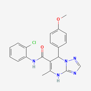 N-(2-chlorophenyl)-7-(4-methoxyphenyl)-5-methyl-4,7-dihydro[1,2,4]triazolo[1,5-a]pyrimidine-6-carboxamide