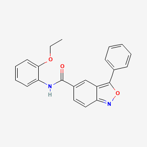 N-(2-ethoxyphenyl)-3-phenyl-2,1-benzoxazole-5-carboxamide