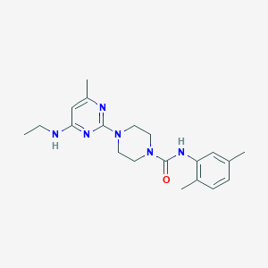 N-(2,5-dimethylphenyl)-4-(4-(ethylamino)-6-methylpyrimidin-2-yl)piperazine-1-carboxamide