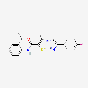 N-(2-ethylphenyl)-6-(4-fluorophenyl)-3-methylimidazo[2,1-b]thiazole-2-carboxamide