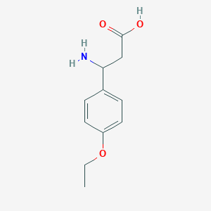 molecular formula C11H15NO3 B112566 3-Amino-3-(4-ethoxyphenyl)propanoic acid CAS No. 38499-22-8