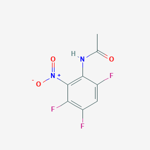molecular formula C8H5F3N2O3 B112570 N-(3,4,6-三氟-2-硝基苯基)乙酰胺 CAS No. 388-11-4