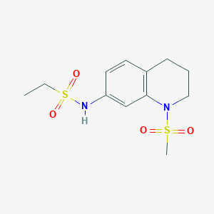 N-(1-(methylsulfonyl)-1,2,3,4-tetrahydroquinolin-7-yl)ethanesulfonamide