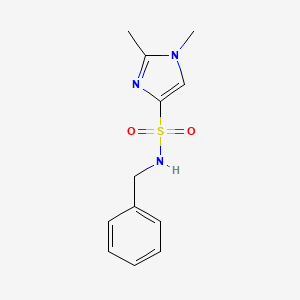 N-benzyl-1,2-dimethyl-1H-imidazole-4-sulfonamide