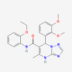 7-(2,3-dimethoxyphenyl)-N-(2-ethoxyphenyl)-5-methyl-4,7-dihydro[1,2,4]triazolo[1,5-a]pyrimidine-6-carboxamide