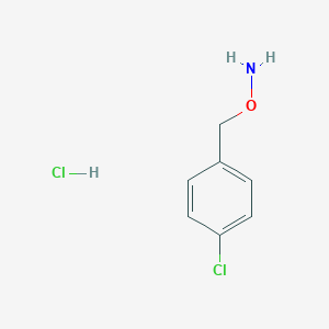 molecular formula C7H9Cl2NO B112572 O-(4-Chlorobenzyl)hydroxylamine hydrochloride CAS No. 38936-60-6