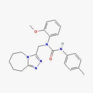 1-(2-methoxyphenyl)-3-(4-methylphenyl)-1-(6,7,8,9-tetrahydro-5H-[1,2,4]triazolo[4,3-a]azepin-3-ylmethyl)urea