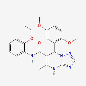 7-(2,5-dimethoxyphenyl)-N-(2-ethoxyphenyl)-5-methyl-4,7-dihydro[1,2,4]triazolo[1,5-a]pyrimidine-6-carboxamide