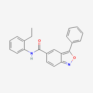 N-(2-ethylphenyl)-3-phenyl-2,1-benzoxazole-5-carboxamide