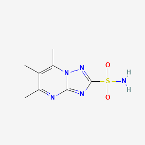 5,6,7-Trimethyl[1,2,4]triazolo[1,5-a]pyrimidine-2-sulfonamide