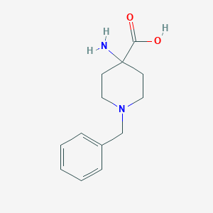 molecular formula C13H18N2O2 B112576 4-氨基-1-苄基哌啶-4-羧酸 CAS No. 39143-25-4