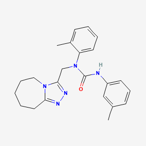 1-(2-methylphenyl)-3-(3-methylphenyl)-1-(6,7,8,9-tetrahydro-5H-[1,2,4]triazolo[4,3-a]azepin-3-ylmethyl)urea