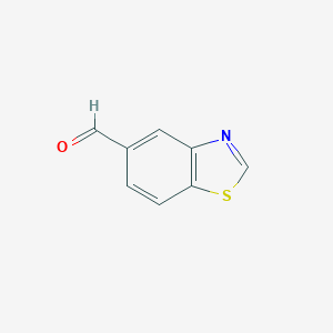 molecular formula C8H5NOS B112578 Benzo[d]thiazole-5-carbaldehyde CAS No. 394223-38-2