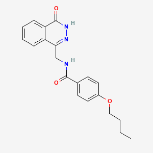 4-Butoxy-N-[(4-oxo-3,4-dihydro-1-phthalazinyl)methyl]benzamide