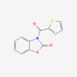 molecular formula C12H7NO3S B11258078 3-(2-thienylcarbonyl)-1,3-benzoxazol-2(3H)-one 