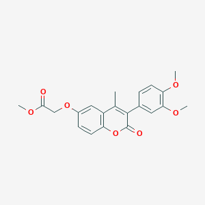 methyl {[3-(3,4-dimethoxyphenyl)-4-methyl-2-oxo-2H-chromen-6-yl]oxy}acetate