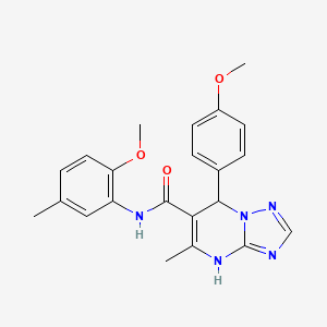 N-(2-methoxy-5-methylphenyl)-7-(4-methoxyphenyl)-5-methyl-4,7-dihydro[1,2,4]triazolo[1,5-a]pyrimidine-6-carboxamide