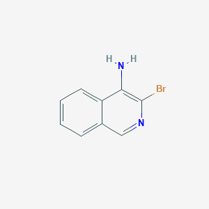 molecular formula C9H7BrN2 B112583 4-氨基-3-溴异喹啉 CAS No. 40073-37-8