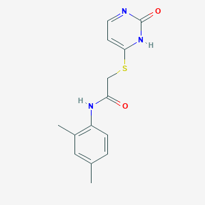 N-(2,4-dimethylphenyl)-2-((2-oxo-1,2-dihydropyrimidin-4-yl)thio)acetamide