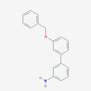 molecular formula C19H17NO B112584 3-[3-(Benzyloxy)phenyl]aniline CAS No. 400744-17-4