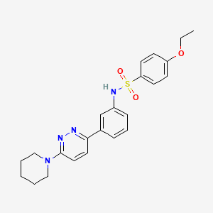 4-ethoxy-N-(3-(6-(piperidin-1-yl)pyridazin-3-yl)phenyl)benzenesulfonamide