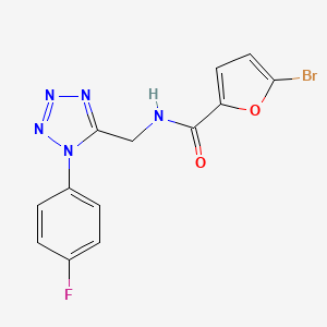 5-bromo-N-((1-(4-fluorophenyl)-1H-tetrazol-5-yl)methyl)furan-2-carboxamide