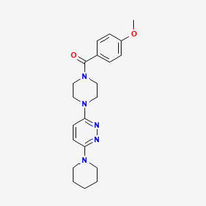 3-[4-(4-Methoxybenzoyl)piperazin-1-YL]-6-(piperidin-1-YL)pyridazine