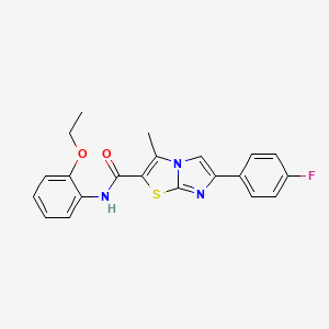 N-(2-ethoxyphenyl)-6-(4-fluorophenyl)-3-methylimidazo[2,1-b]thiazole-2-carboxamide