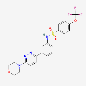 N-(3-(6-morpholinopyridazin-3-yl)phenyl)-4-(trifluoromethoxy)benzenesulfonamide