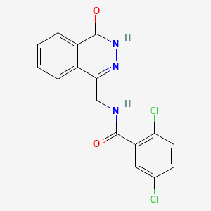 molecular formula C16H11Cl2N3O2 B11258742 2,5-dichloro-N-[(4-oxo-3,4-dihydrophthalazin-1-yl)methyl]benzamide 