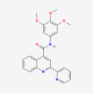 2-(pyridin-2-yl)-N-(3,4,5-trimethoxyphenyl)quinoline-4-carboxamide