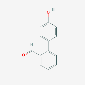 molecular formula C13H10O2 B112588 4'-羟基联苯-2-甲醛 CAS No. 400747-55-9