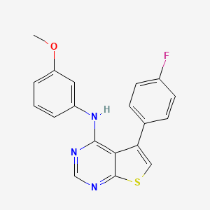 5-(4-fluorophenyl)-N-(3-methoxyphenyl)thieno[2,3-d]pyrimidin-4-amine