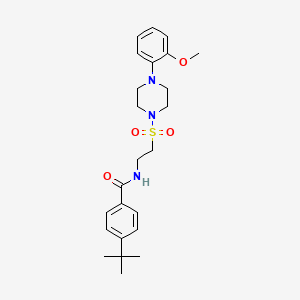 4-tert-butyl-N-(2-{[4-(2-methoxyphenyl)piperazin-1-yl]sulfonyl}ethyl)benzamide