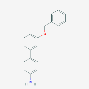 molecular formula C19H17NO B112590 4-[3-(苄氧基)苯基]苯胺 CAS No. 400749-48-6