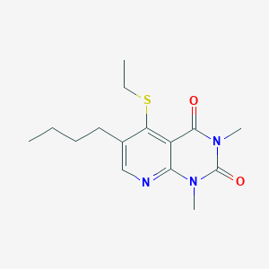 6-butyl-5-(ethylthio)-1,3-dimethylpyrido[2,3-d]pyrimidine-2,4(1H,3H)-dione