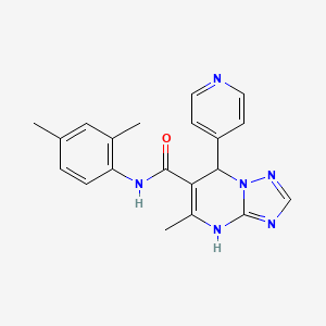 N-(2,4-dimethylphenyl)-5-methyl-7-(pyridin-4-yl)-4,7-dihydro[1,2,4]triazolo[1,5-a]pyrimidine-6-carboxamide