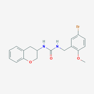 3-[(5-Bromo-2-methoxyphenyl)methyl]-1-(3,4-dihydro-2H-1-benzopyran-3-YL)urea