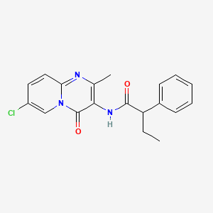 N-{7-Chloro-2-methyl-4-oxo-4H-pyrido[1,2-A]pyrimidin-3-YL}-2-phenylbutanamide